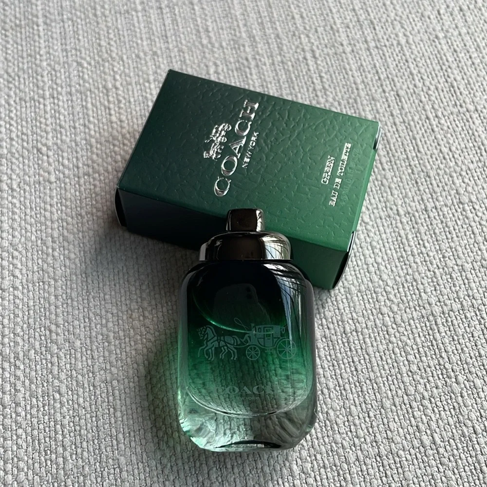 Coach green mens 4.5ml miniature fragrance
